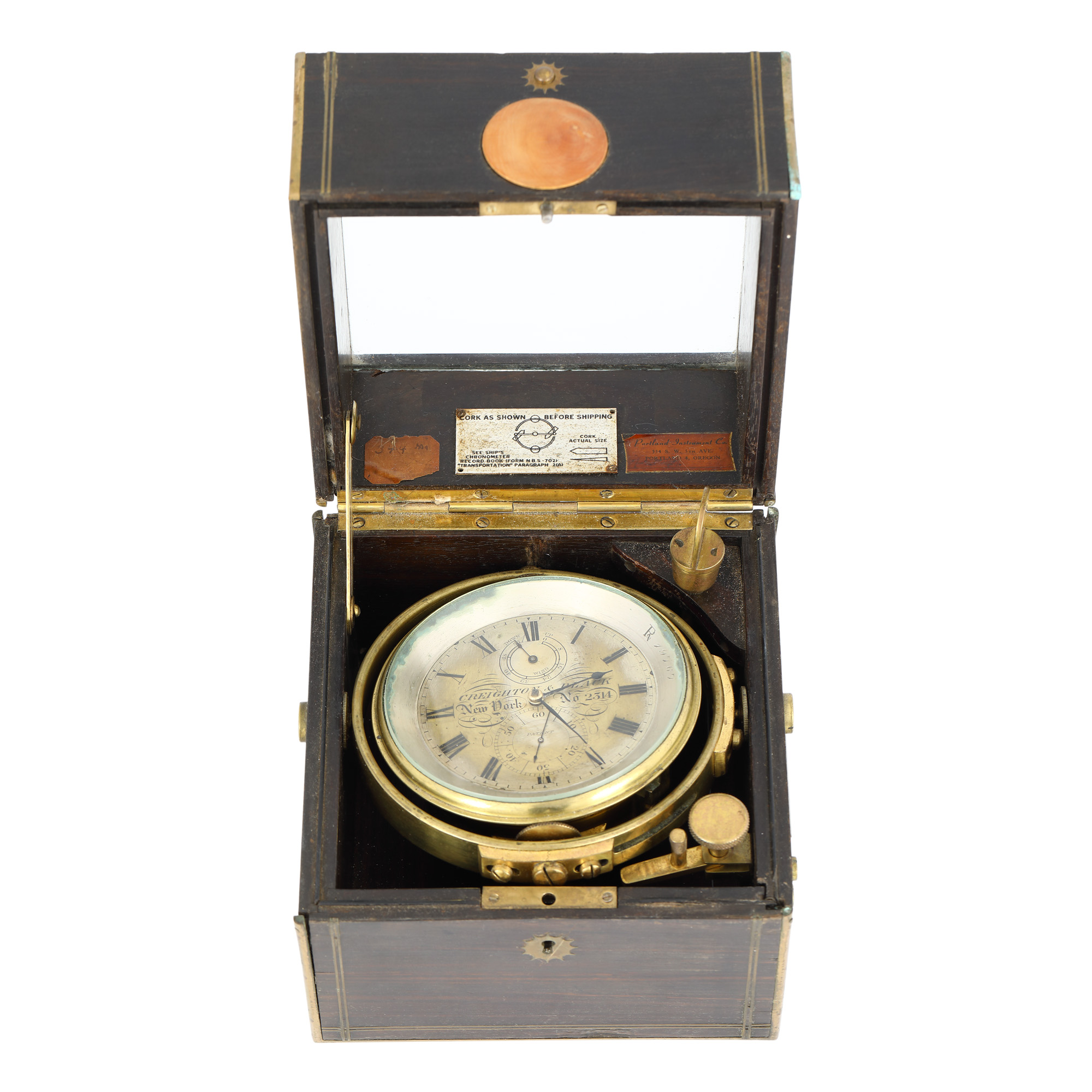 Creighton & Black Marine Chronometer, cca. 1860