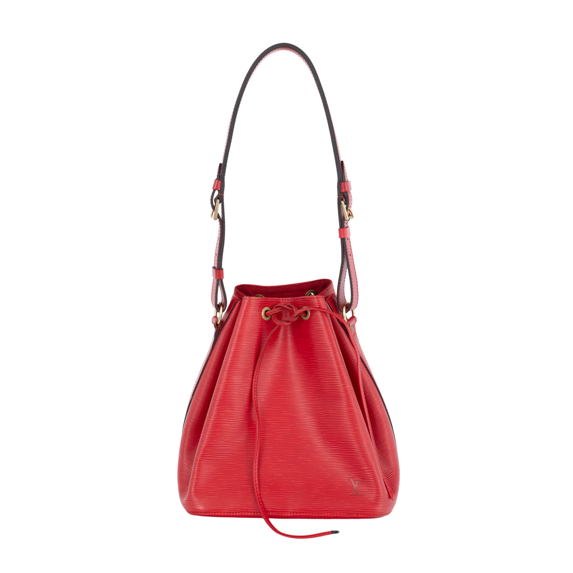 Louis Vuitton backpack style bag, Noe small model, made from epi leather, accompanied by dust bag