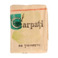 carpati cigarettes Lot consisting of three packs of Romanian cigarettes, 