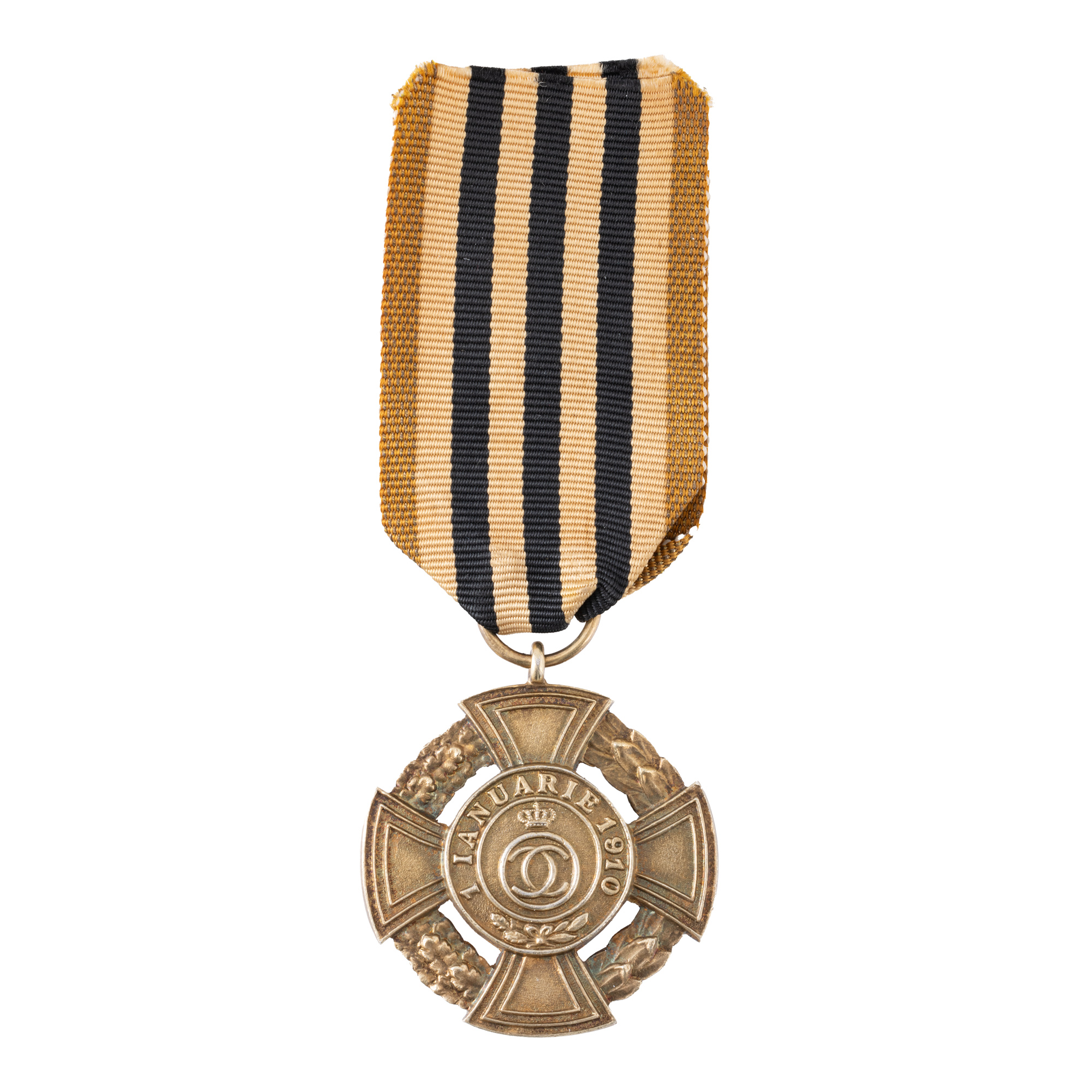 Crucea Casei Domnitoare, clasa I, cca. 1935, argint