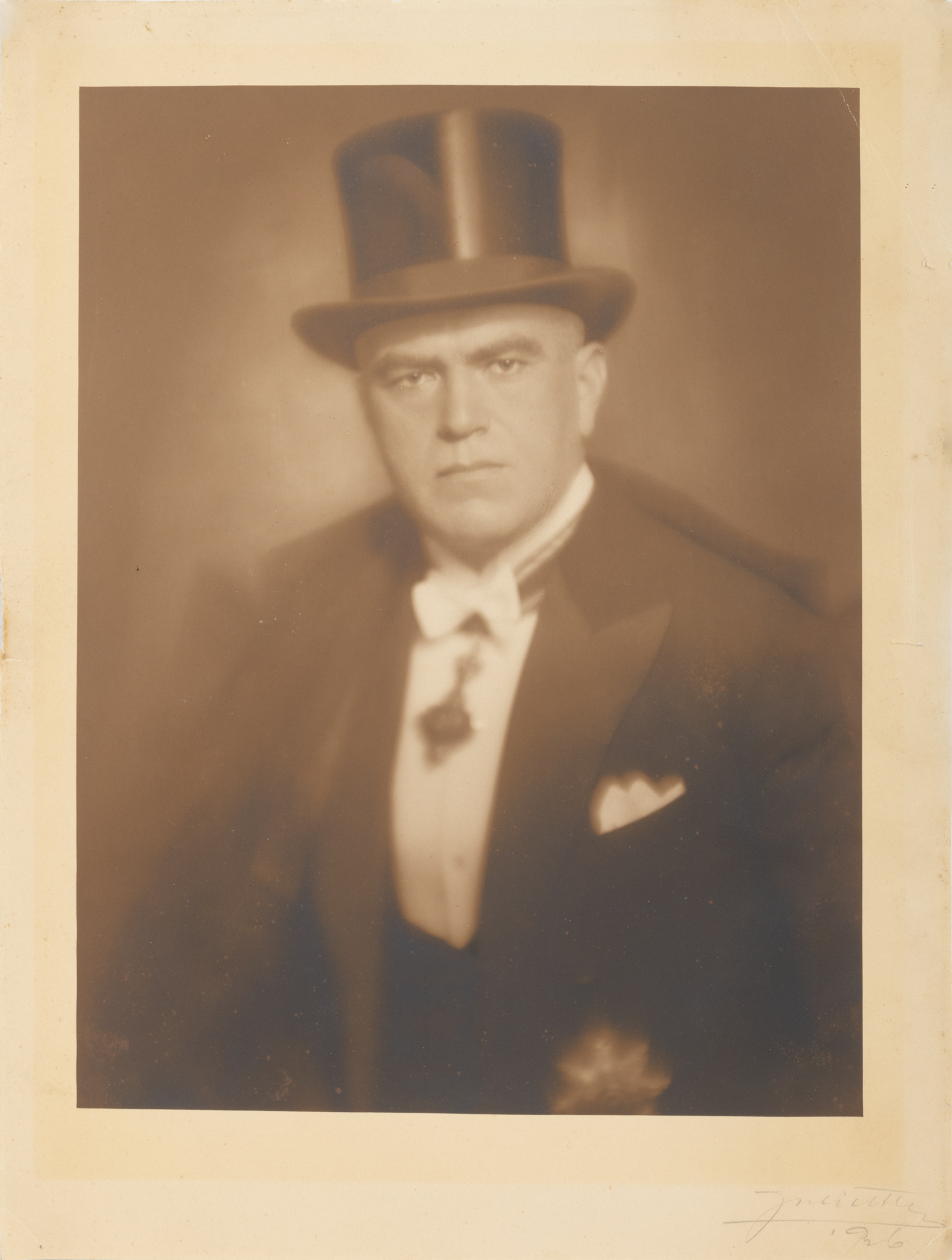 Fotografie ilustrându-l pe Petru Groza, 1926, București, provine din colecția familiei fostului Prim-ministru al României, Petru Groza