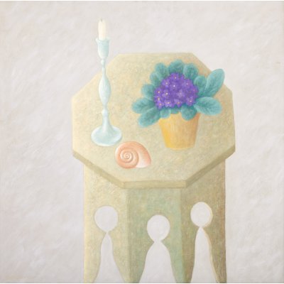 Still Life with Snail and Candle