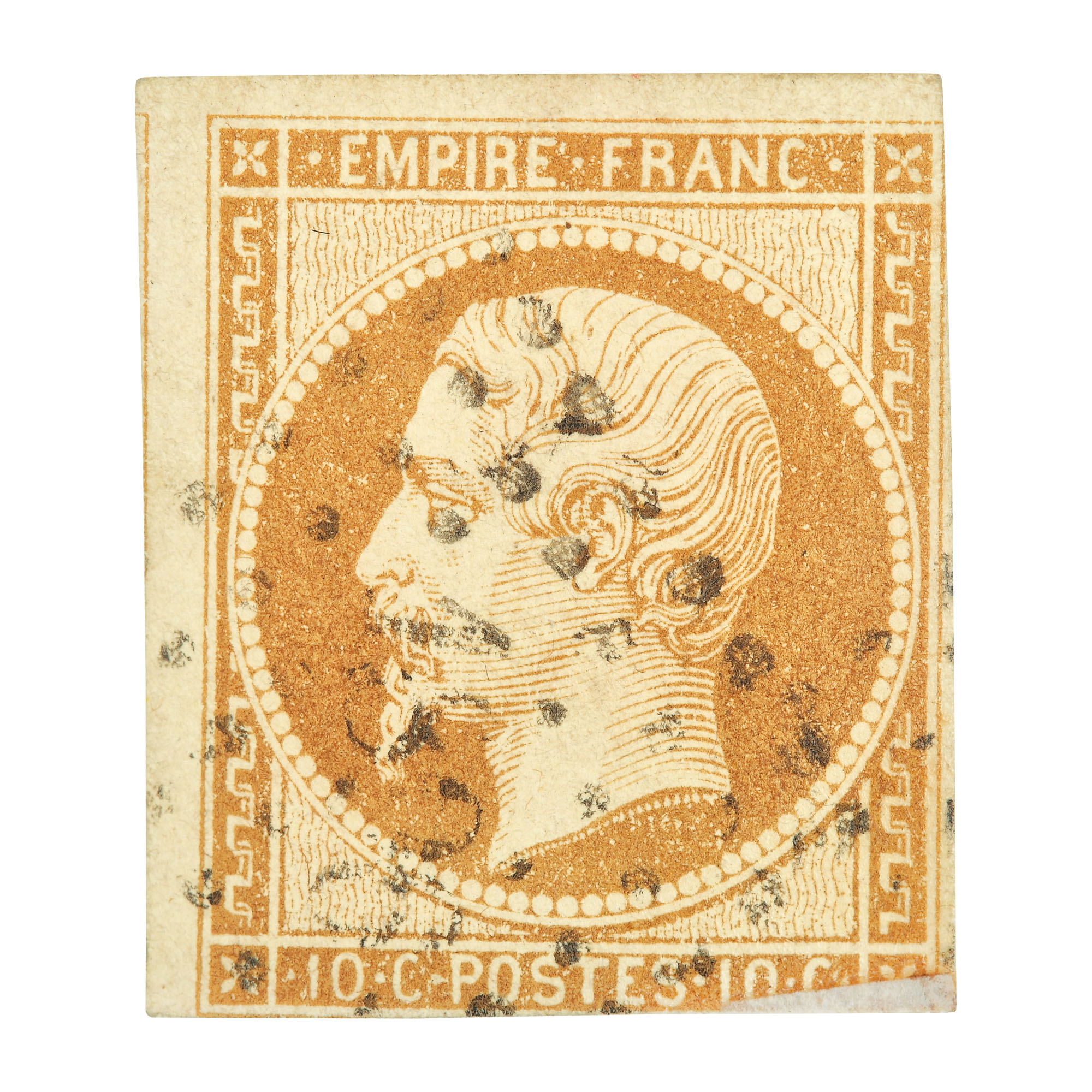 "Napoleon III" 10 cent stamp, France, 1852