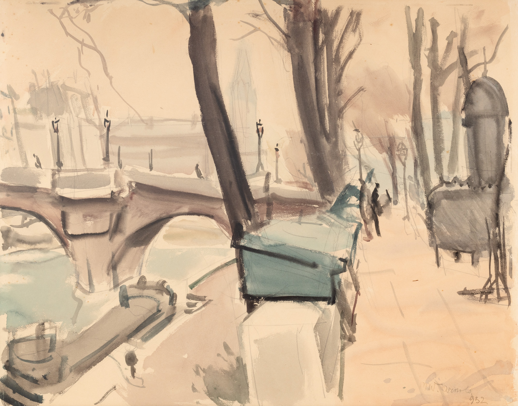 Vedere spre Sena (Quai des bouquinistes)