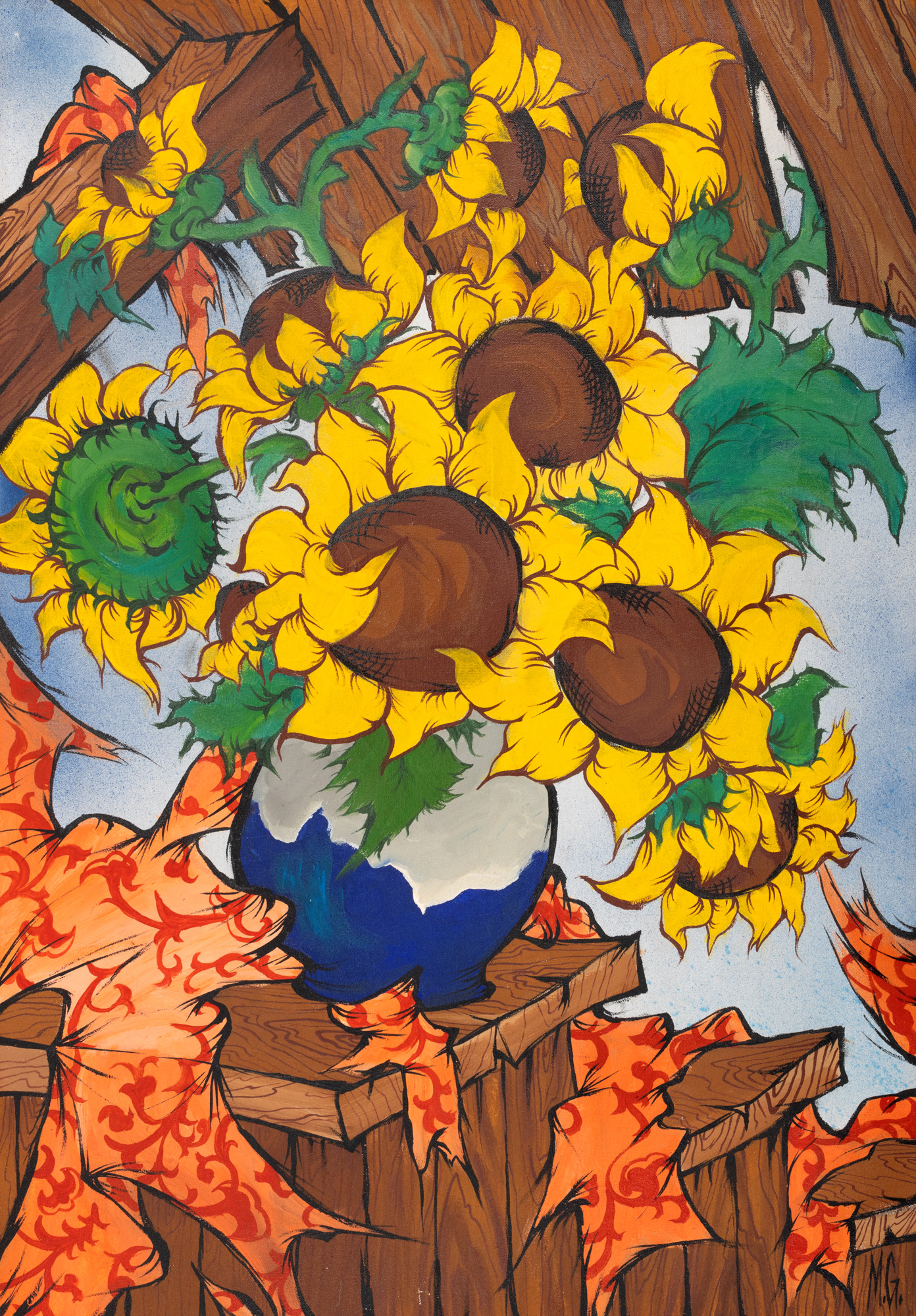 Floarea-soarelui (Omagiu lui Van Gogh)