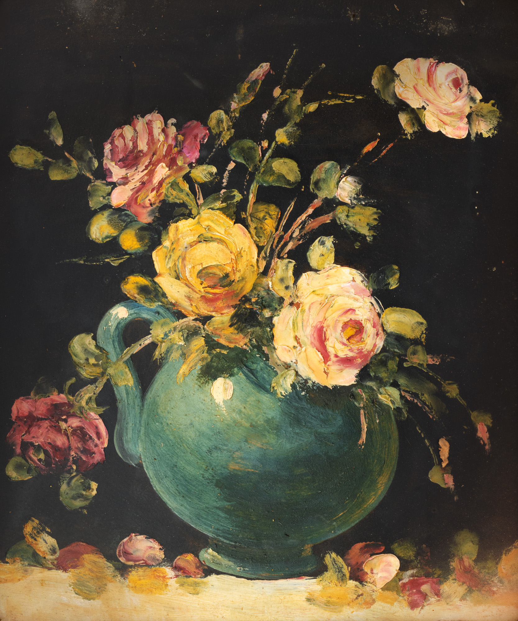 Vase with Roses