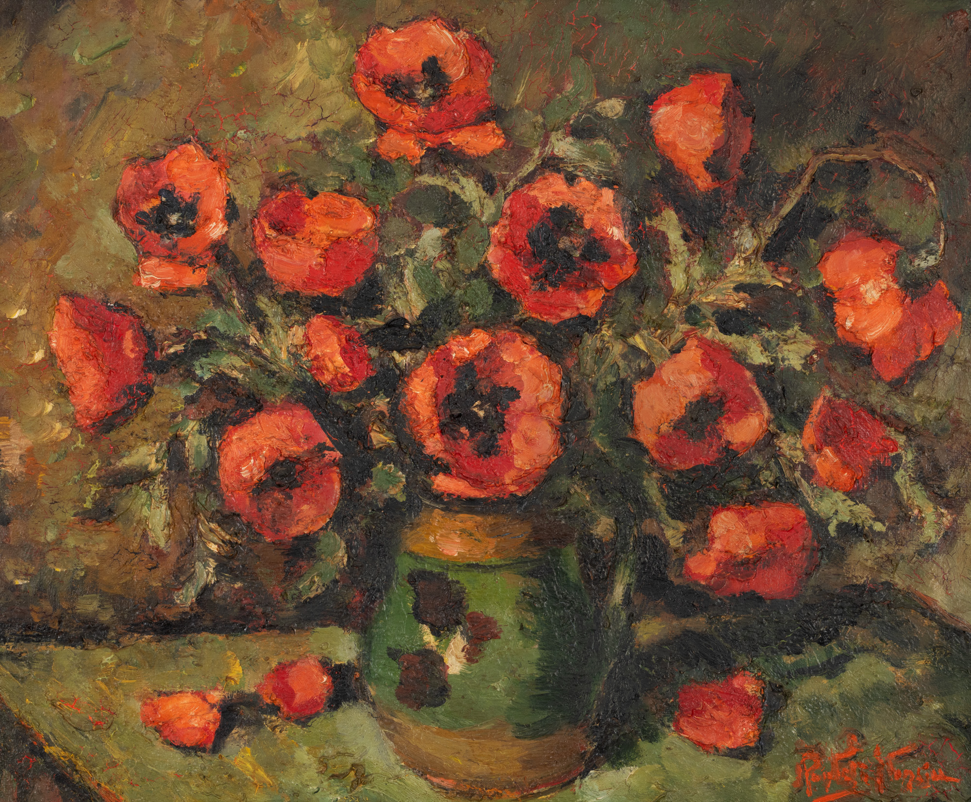 Jar with Poppies