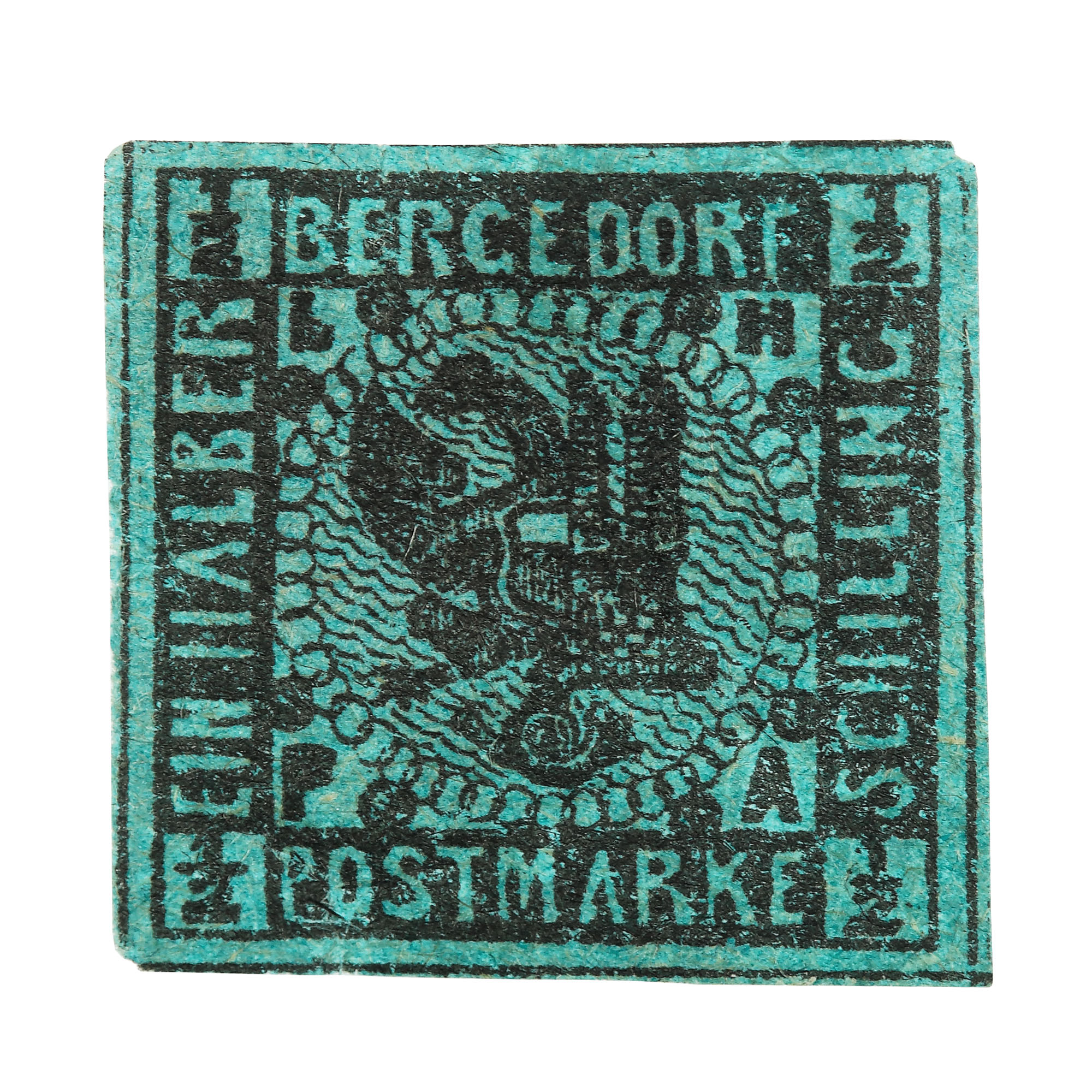 1/2 shilling stamp, Bergedorf, 1867