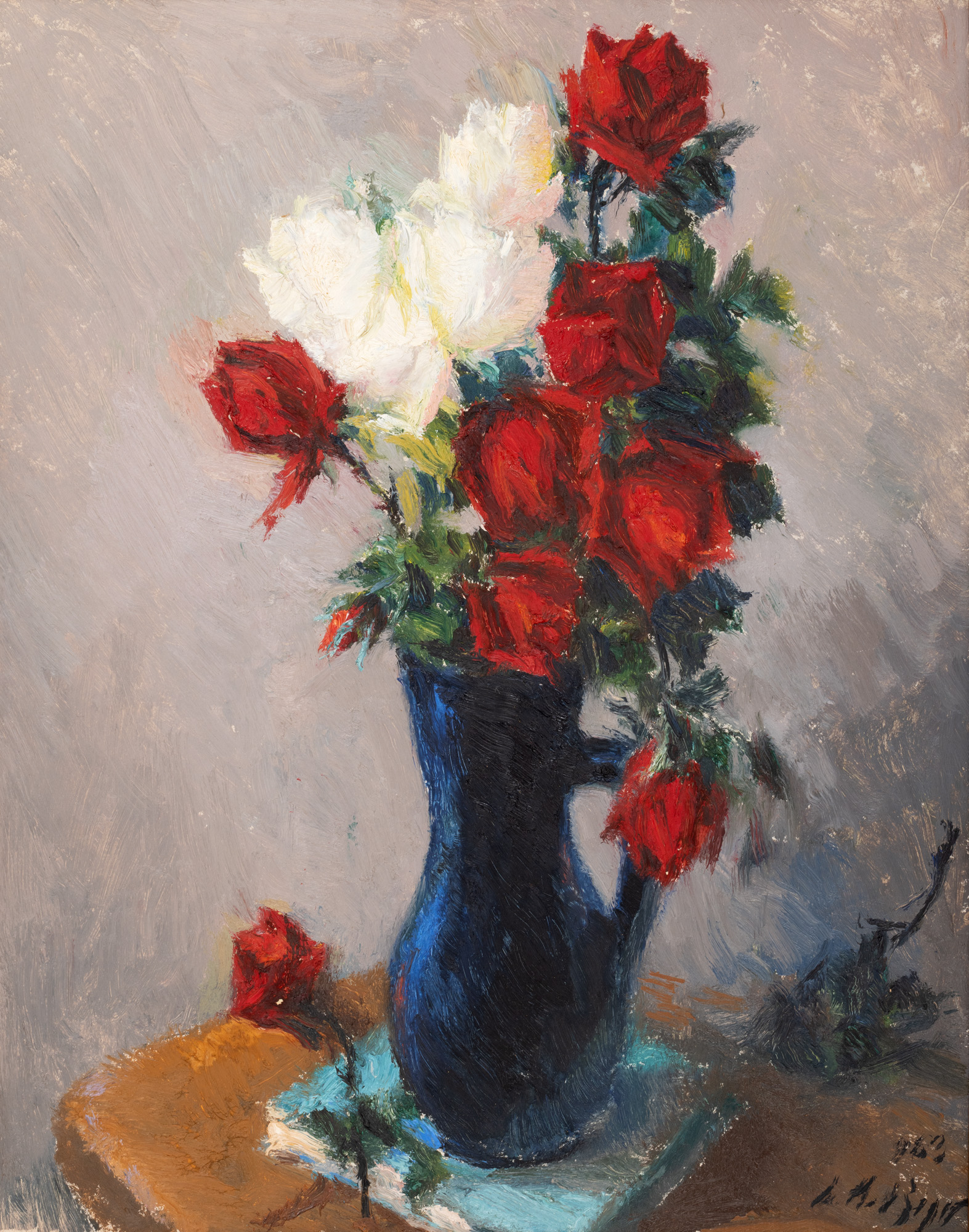Pot with Roses