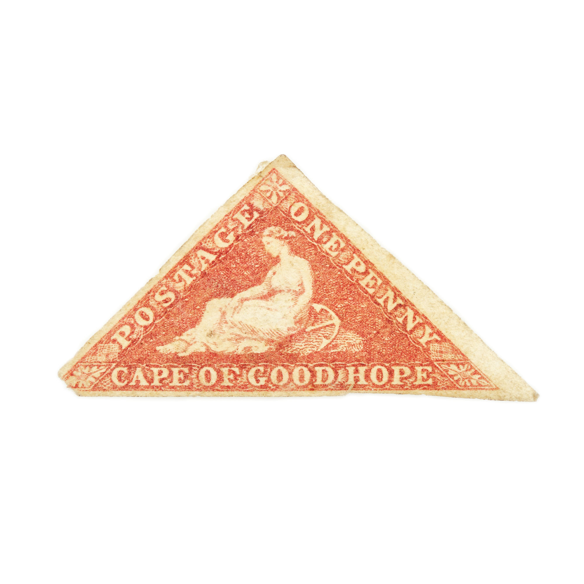 "Cape of Good Hope" 1 penny stamp, Cape Colony, 1853