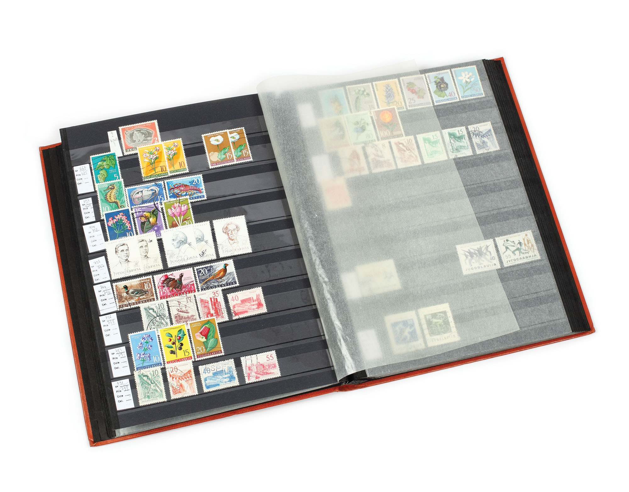 Yugoslavian stamp album, 1880-1950