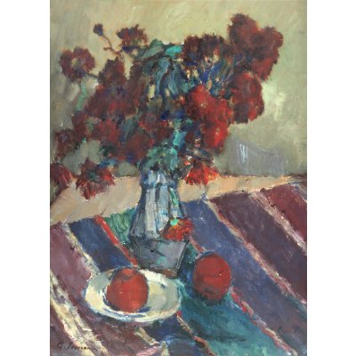 Natură statică cu fructe și garoafe