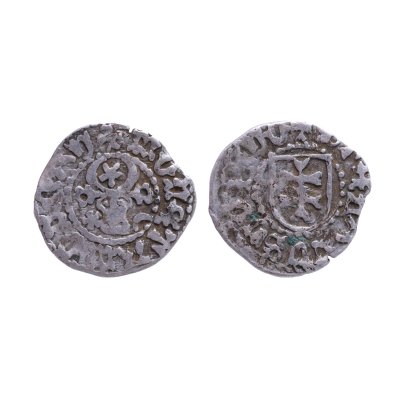 Monedă Gros, Ștefan cel Mare, Moldova, tip II, 1457-1504, argint