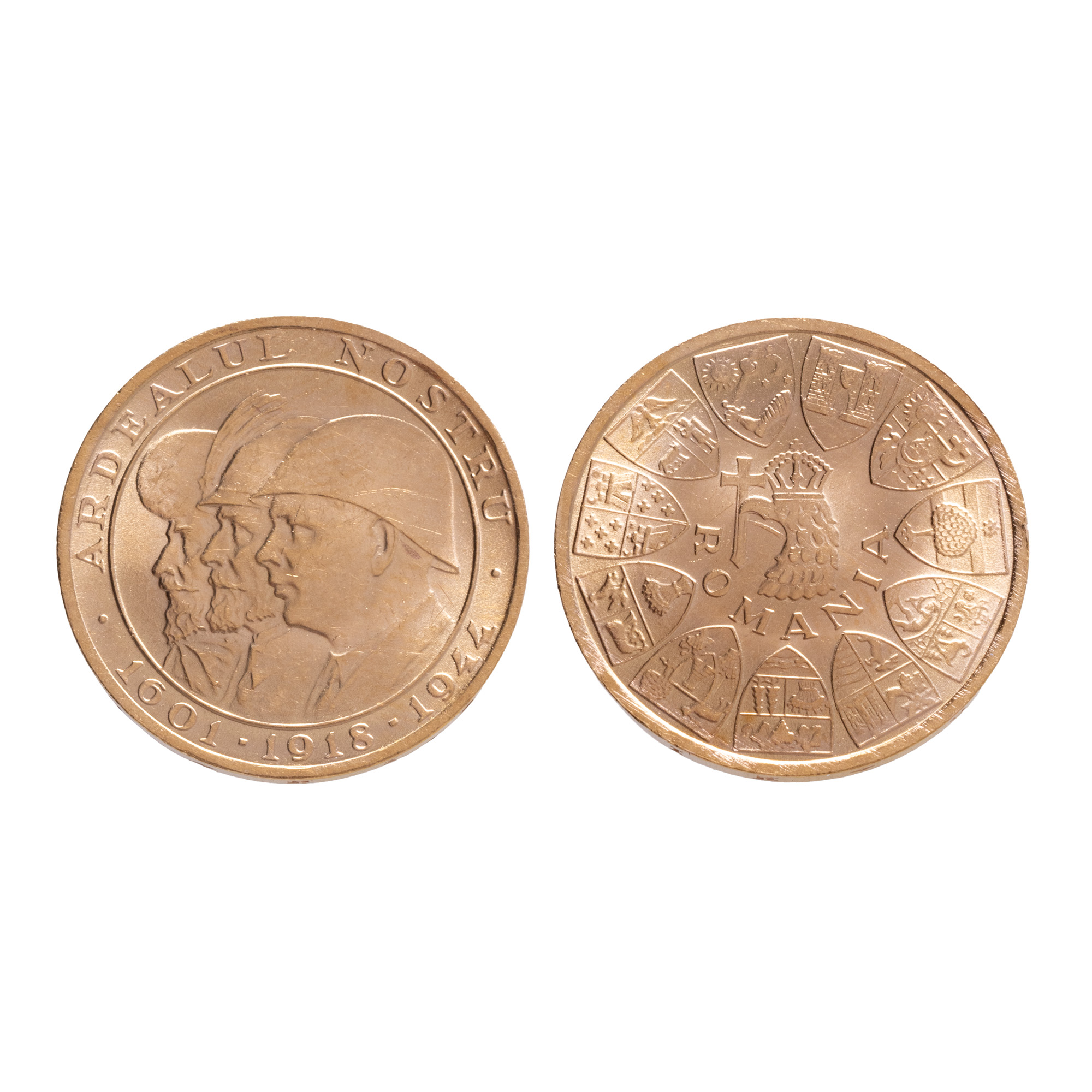 "Our Transylvania" Medal, 1944, Gold