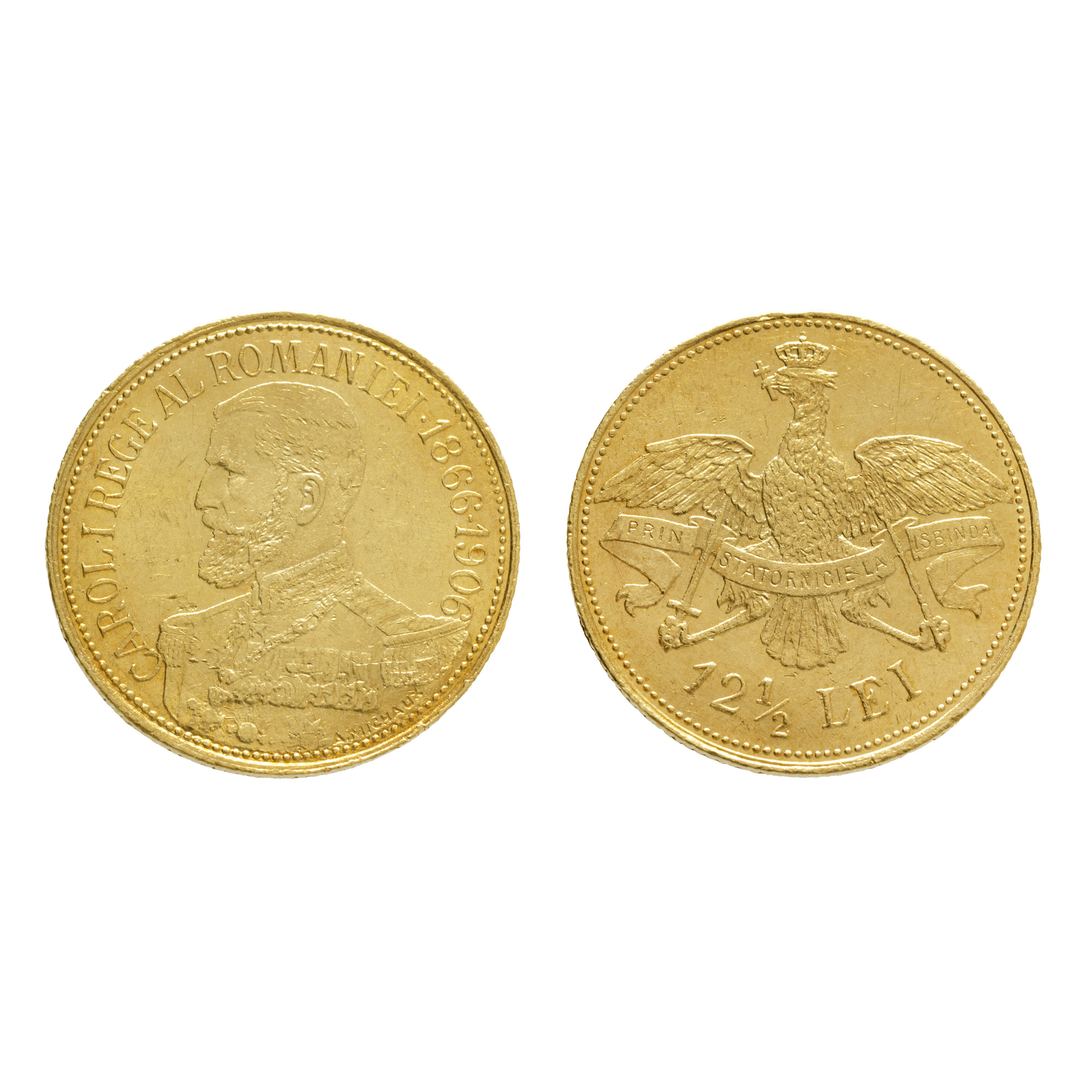 12 1/2 Leu Coin 1906, Gold