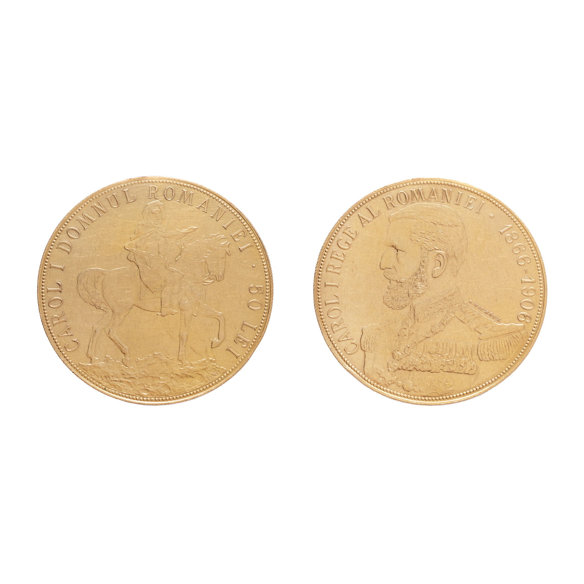50 Lei Coin 1906, Gold