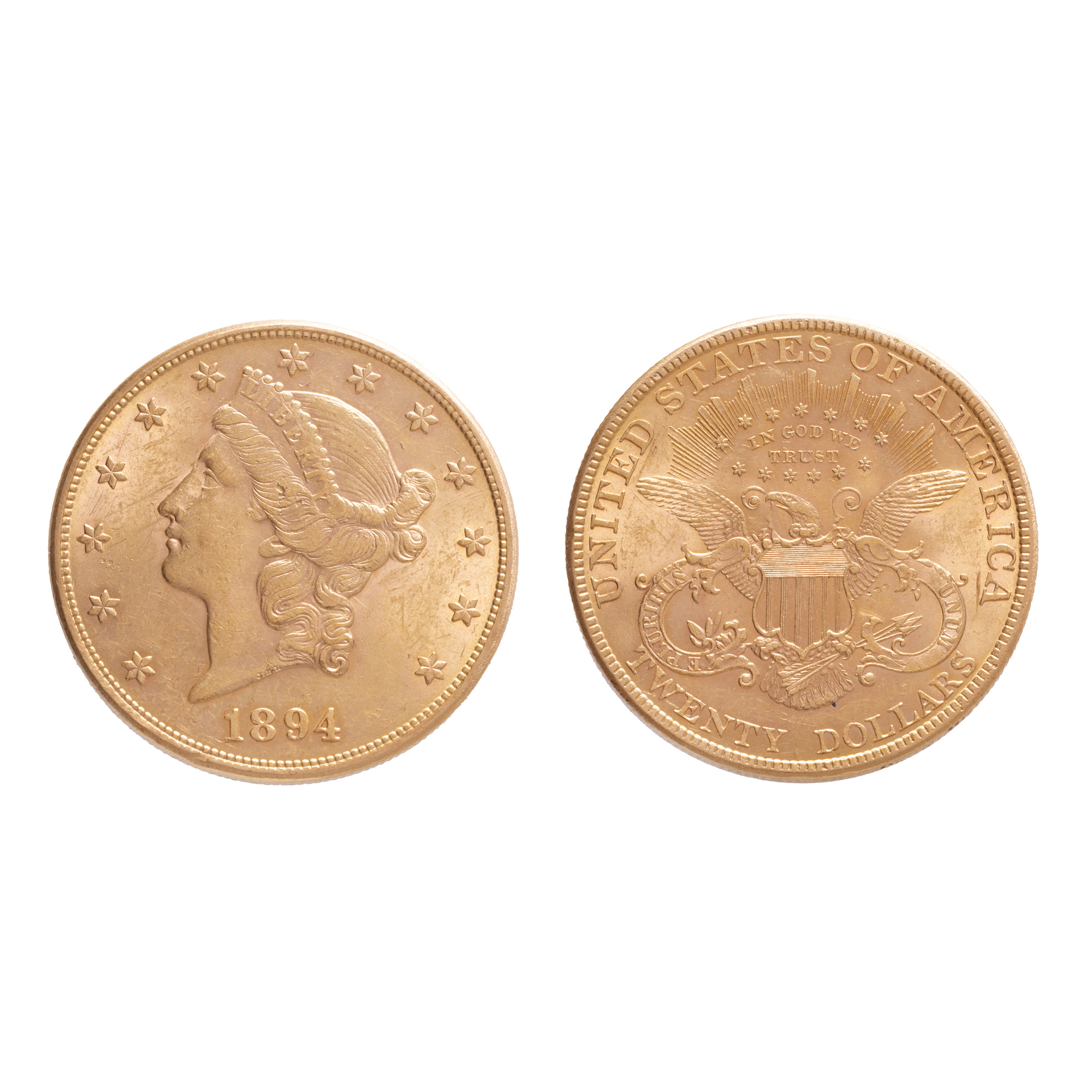 Monedă 20 Dolari, S.U.A., 1894, aur