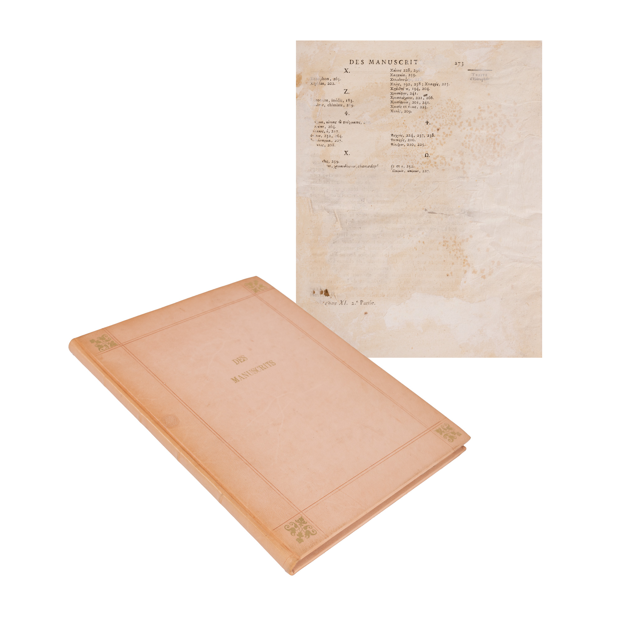 "Notice of a manuscript from the King's Library, containing an unpublished History of Moldavia, composed in Moldovan by Nicolas Costin, grand logothete at the Court of Iassy, and translated into Greek by Alexandre Amiras", by Charles Benoît Hase, French, Paris, 1827