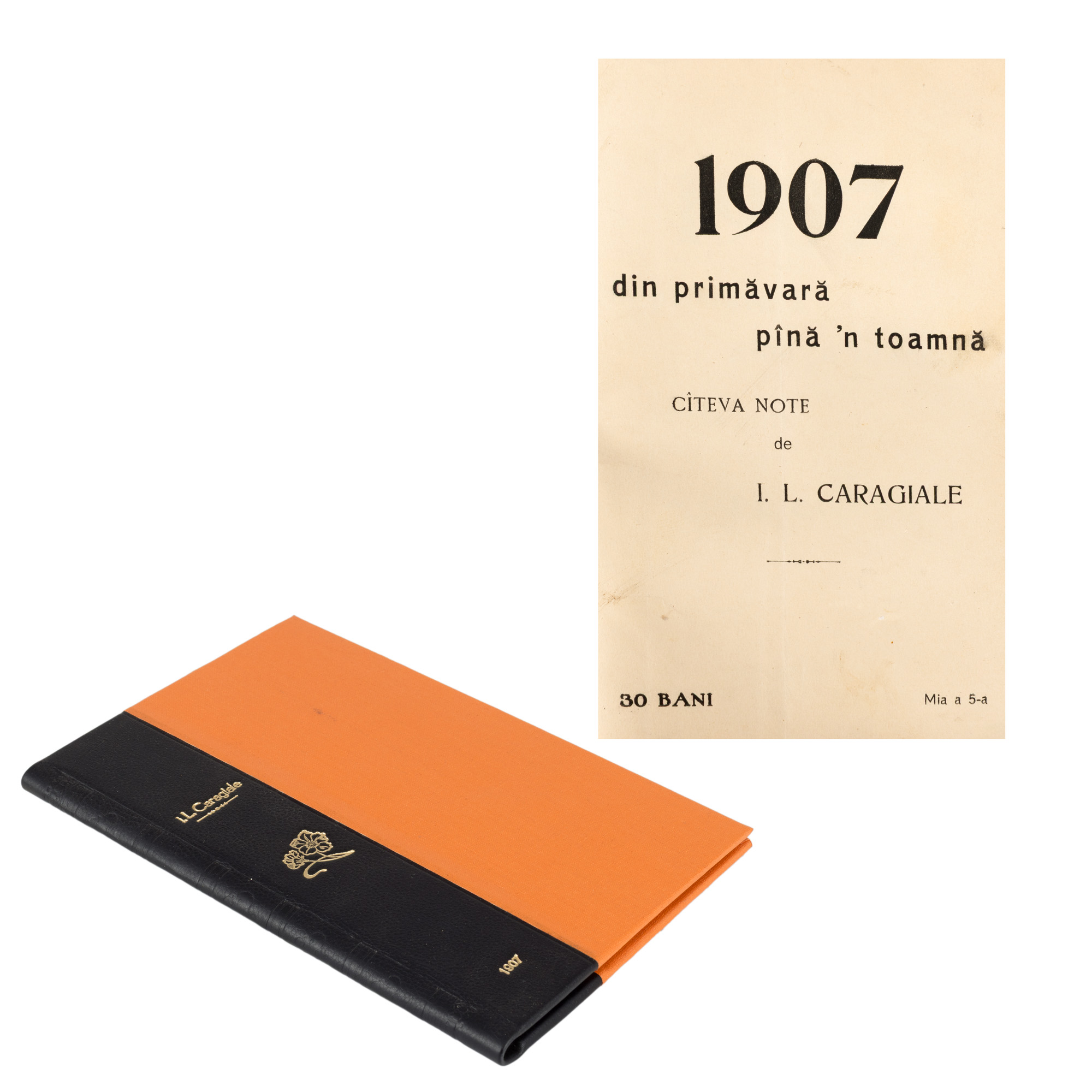 "1907 - From Spring until Autumn - Some notes", by I.L. Caragiale, Bucharest, 1907, first edition