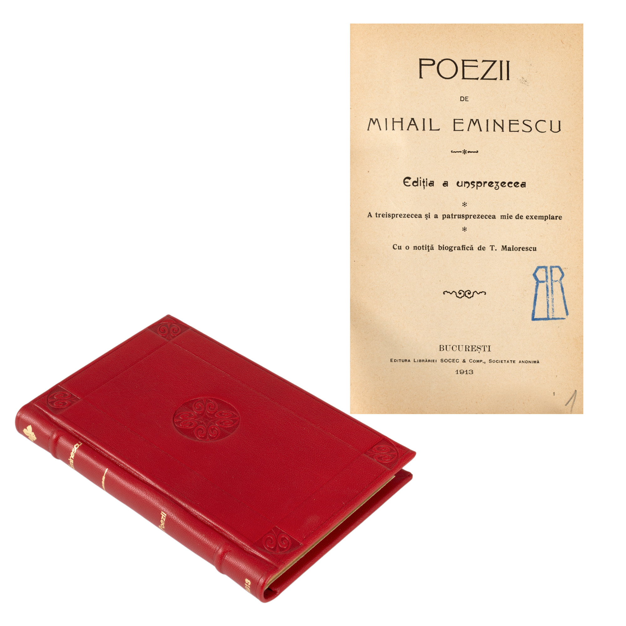 ”Poezii”, de Mihai Eminescu, ediția a 11-a, București, 1913