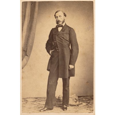 Fotografie reprezentându-l pe generalul Gheorghe Magheru, atelier fotografic Leleux et Cie., Paris, cca. 1870