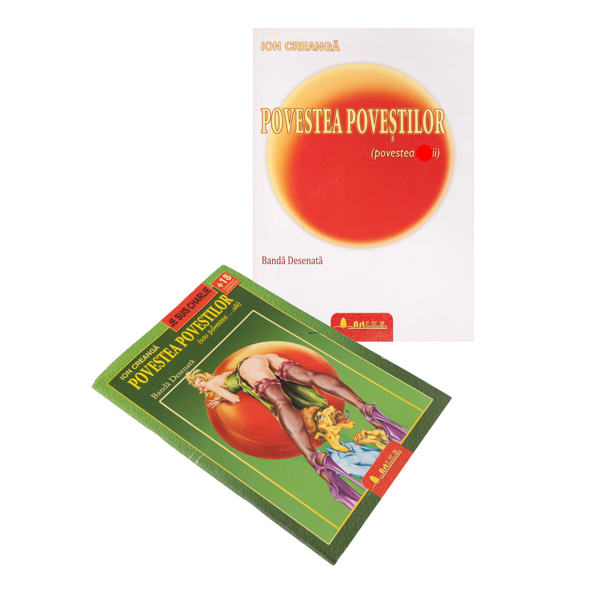 Erotic comic book "The Story of Stories", after Ion Creangă, underground edition, not commercialized, early '90s, rare piece