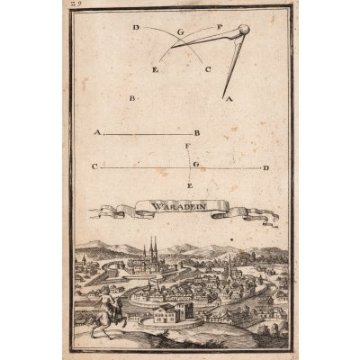 "View of Oradea" by Gabriel Bodenehr, cca. 1720