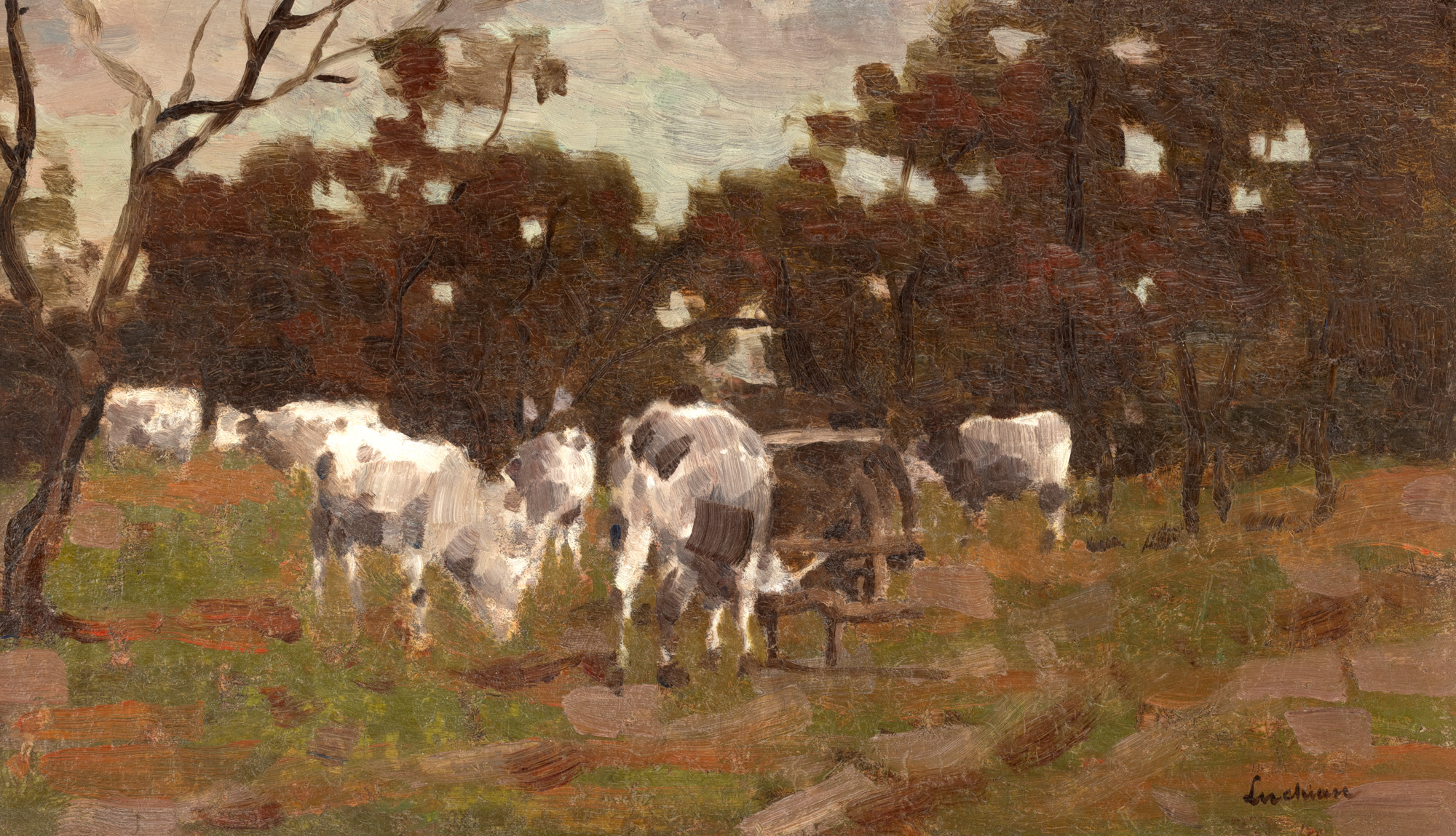 La păscut