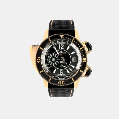Jaeger LeCoultre Master Compressor Diving Pro Geographic Watch, made of gold, limited edition Navy SEALs No. 82/300, handcrafted, men's, accompanied by a certificate of origin, user manual and replacement strap