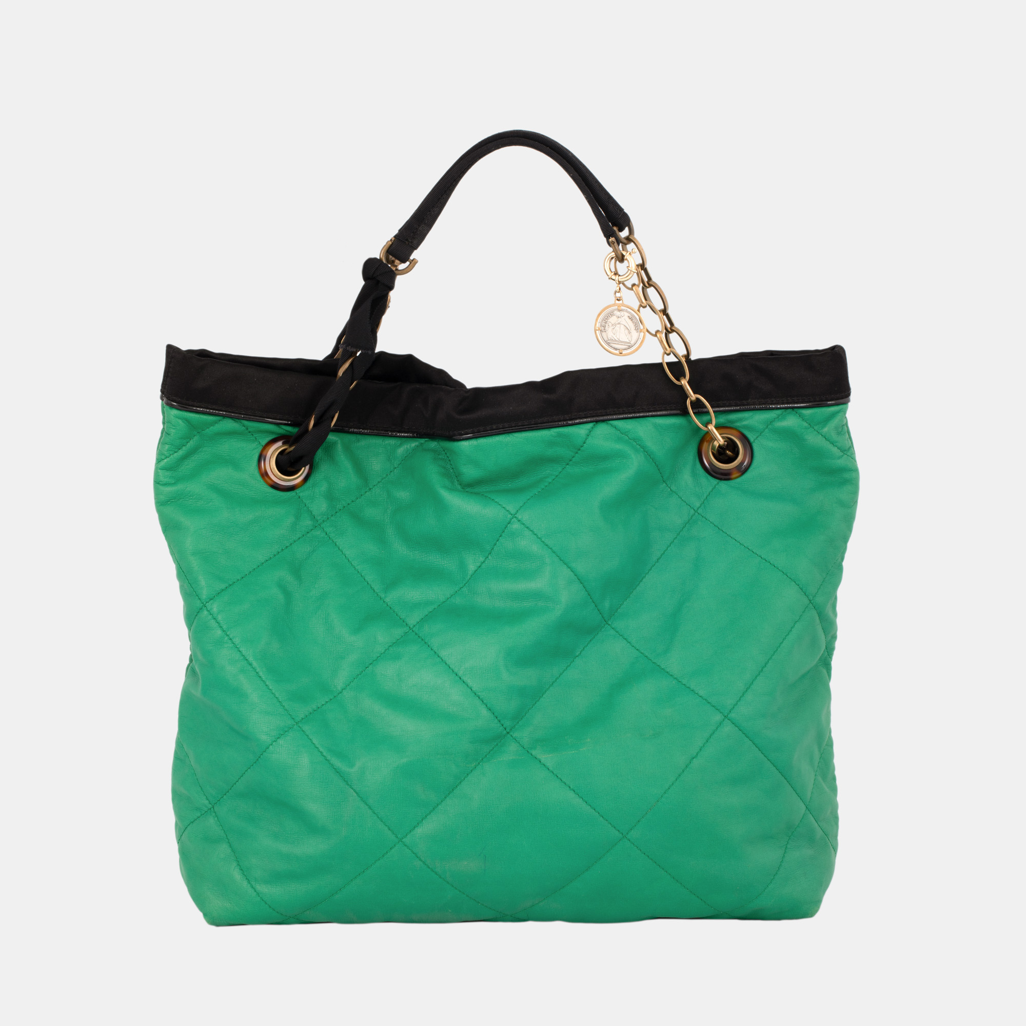 "Amalia" - Lanvin handbag, quilted leather tote bag