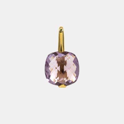 Pandantiv Le Gi din aur, decorat cu ametist