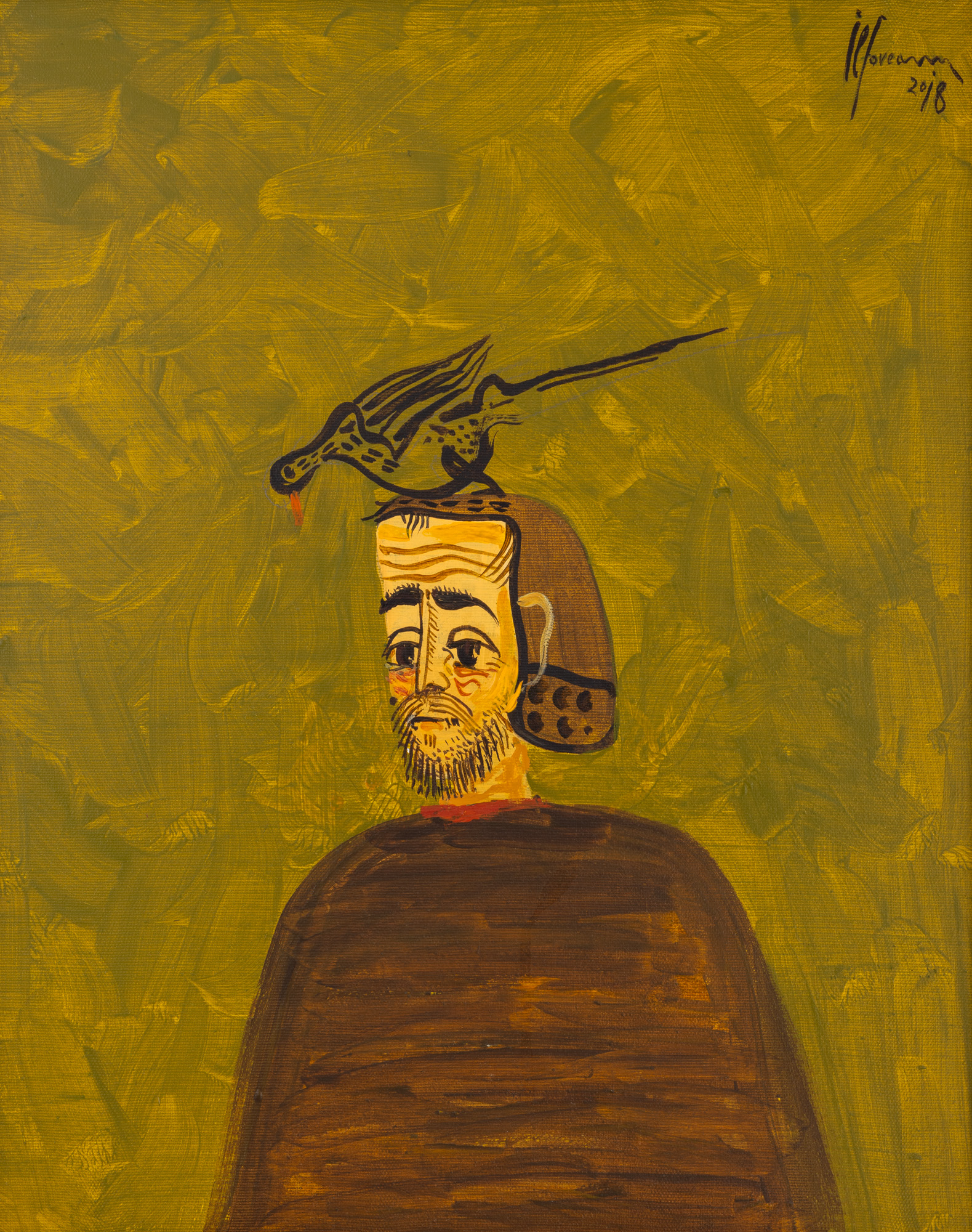 Man with Pigeon