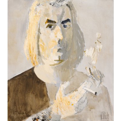 Autoportret cu țigară