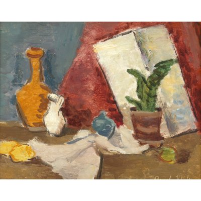 Still Life with Vases and Aloe Vera