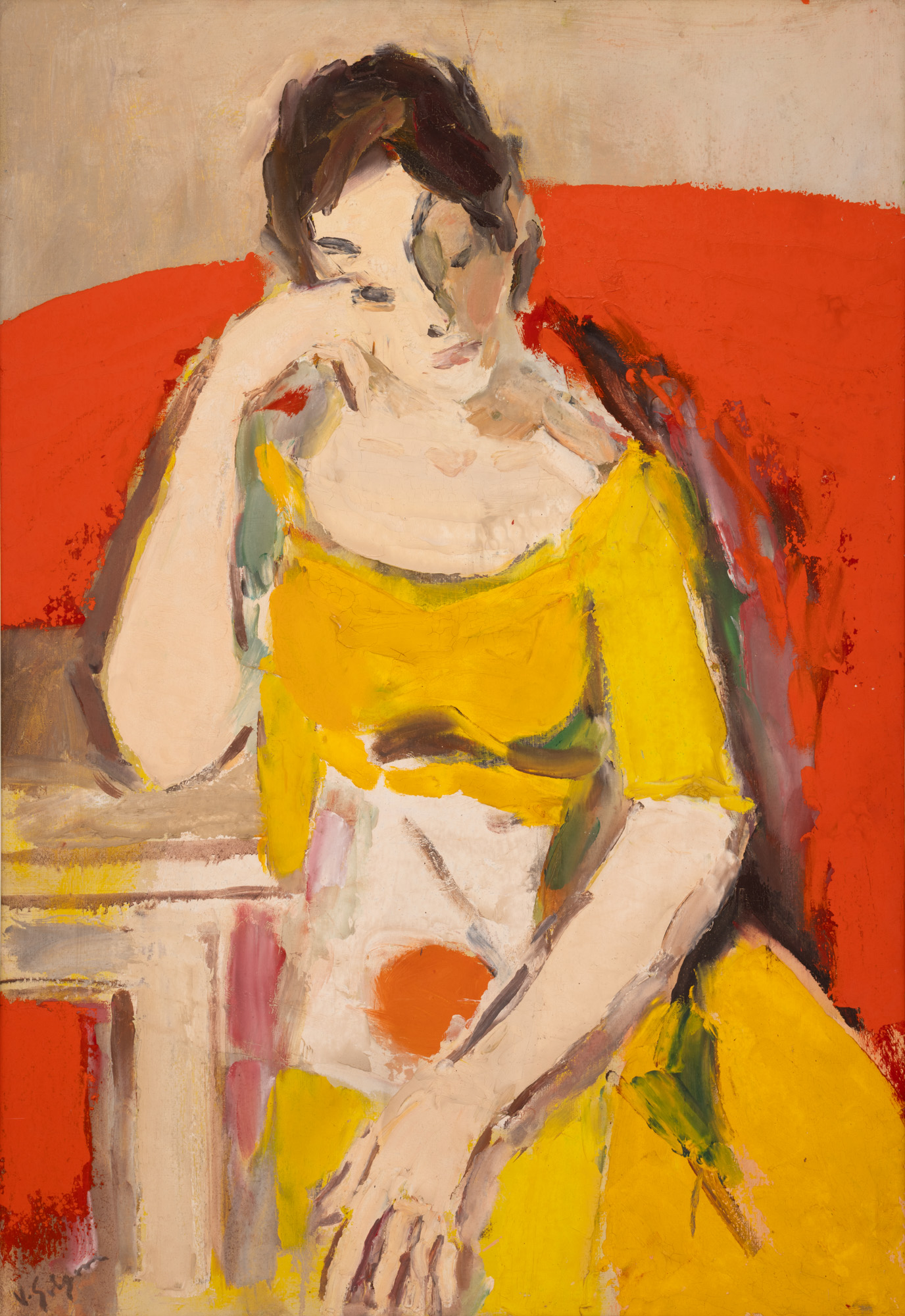 Woman in Interior