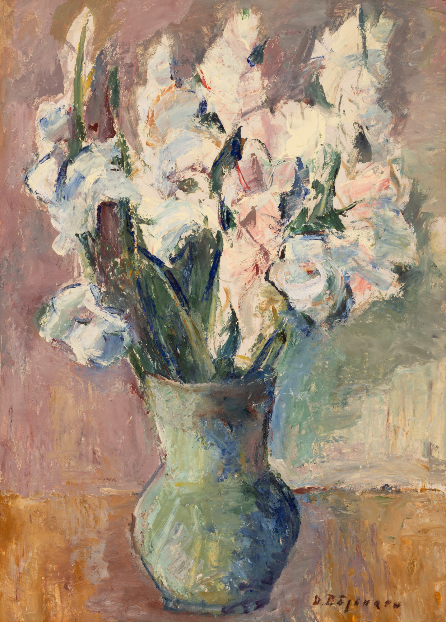 Vas cu gladiole