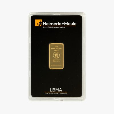 Lingou din aur de 24K, 10g, sigilat 