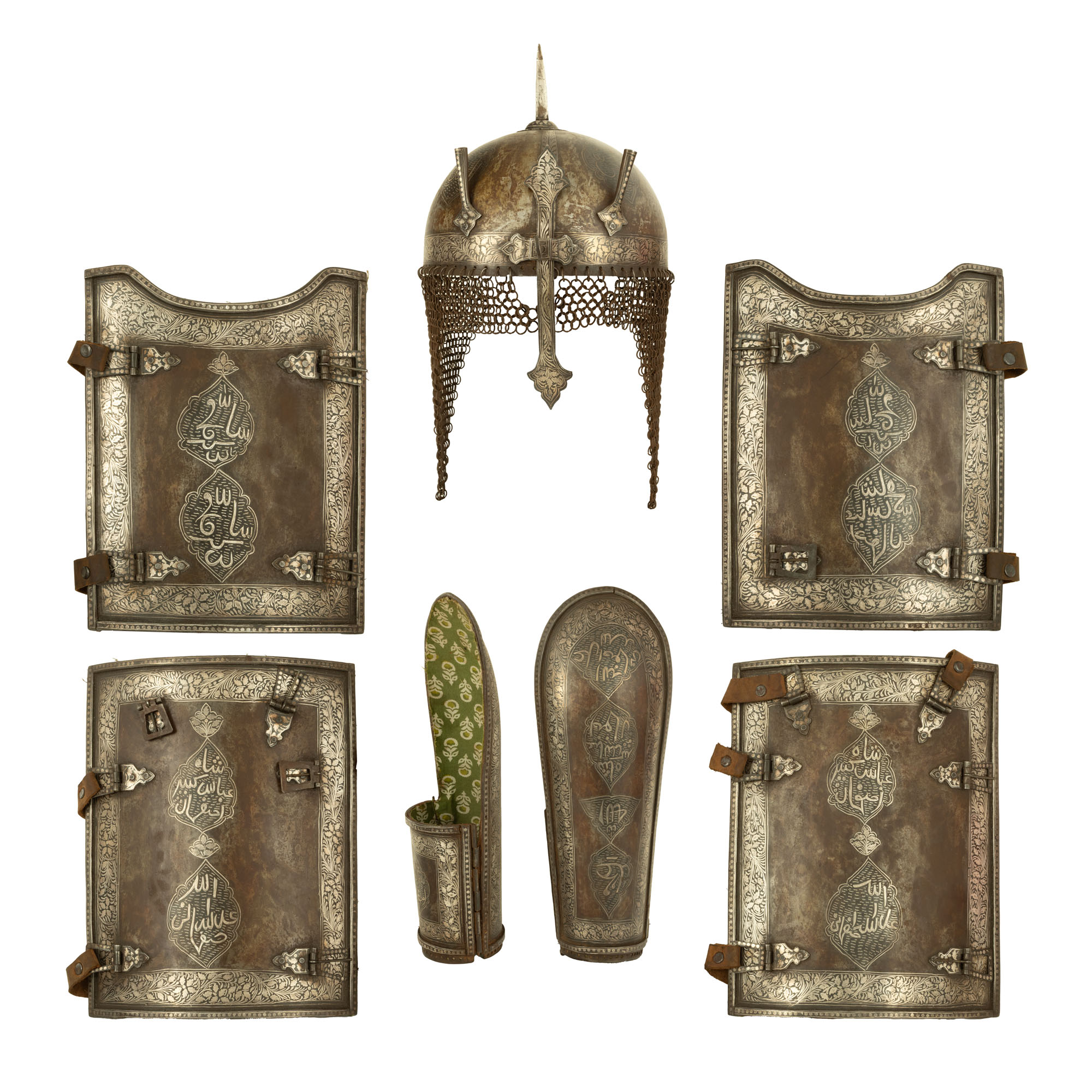 Set de armură persană, cca. 1900
