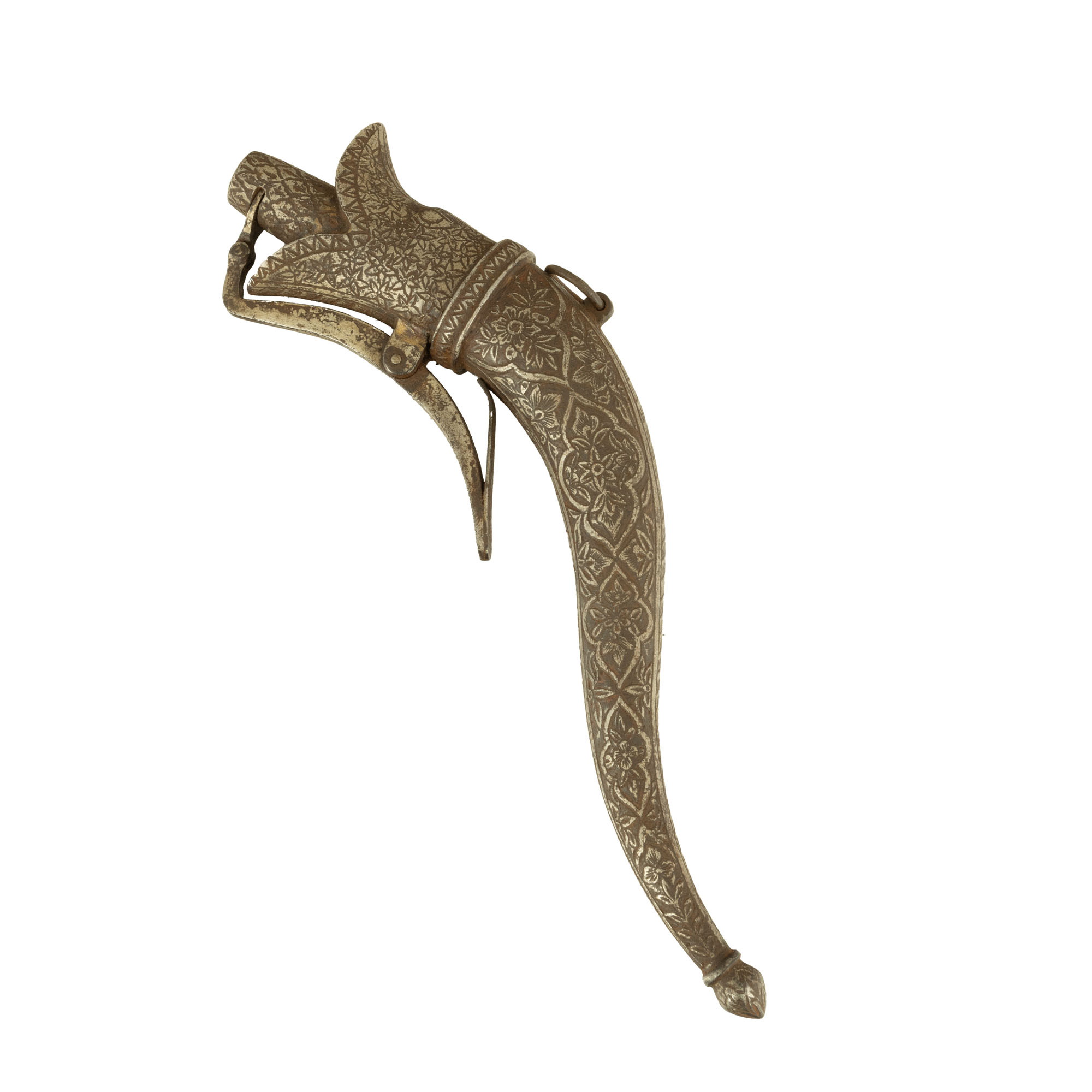 Powder Flask in the Shape of a Dragon, India, 19th Century