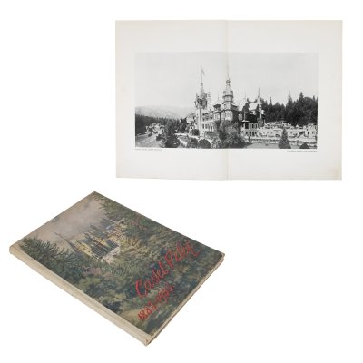 Album jubiliar ”Castel Peleș 1883-1933”, ediție de lux, cu numeroase reproduceri fotografice