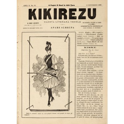 Revista umoristică ”Kikirezu”, an II, nr. 35, 2 septembrie 1895