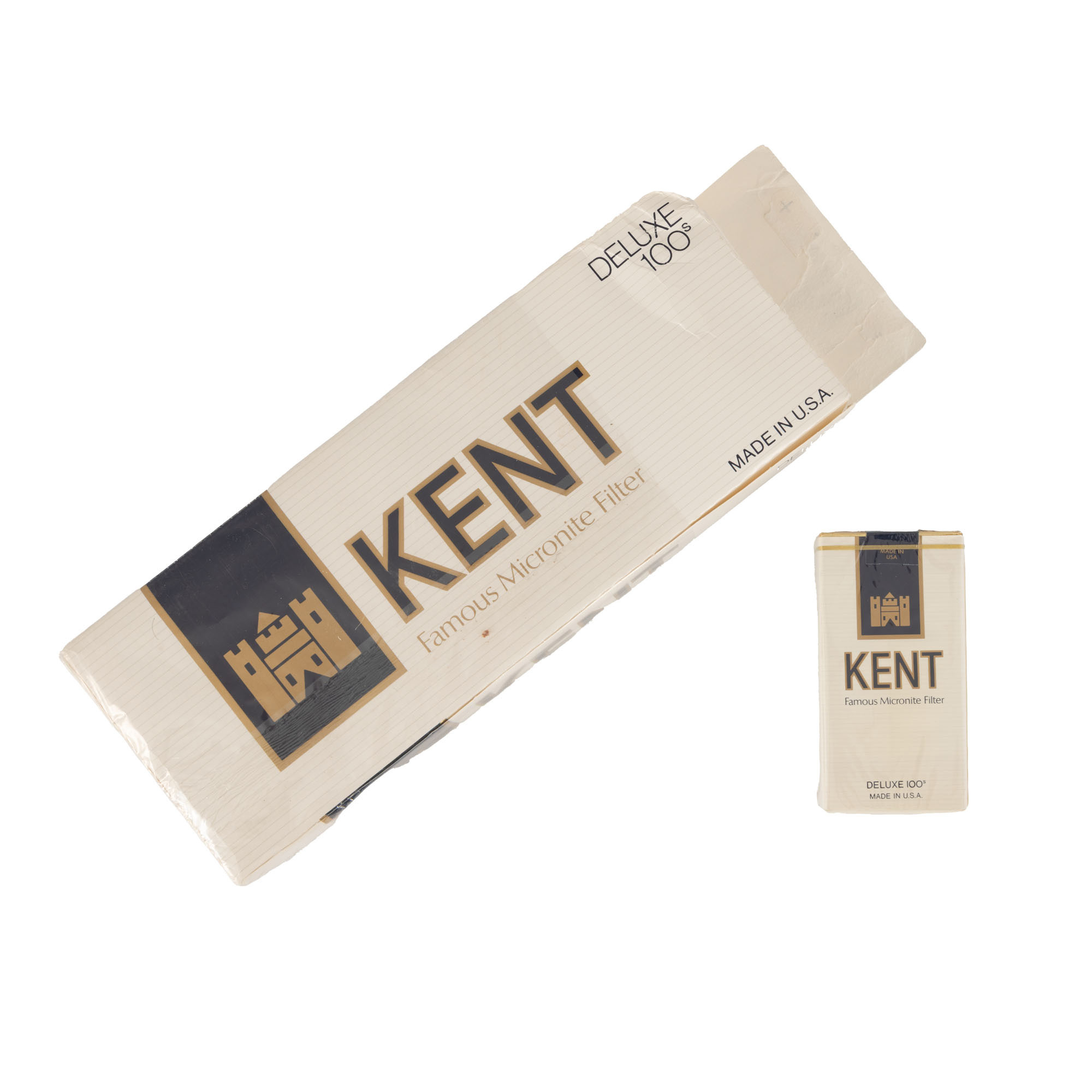 Kent Cartridge, original content, 10 sealed Kent packages, United States of America, the '80s