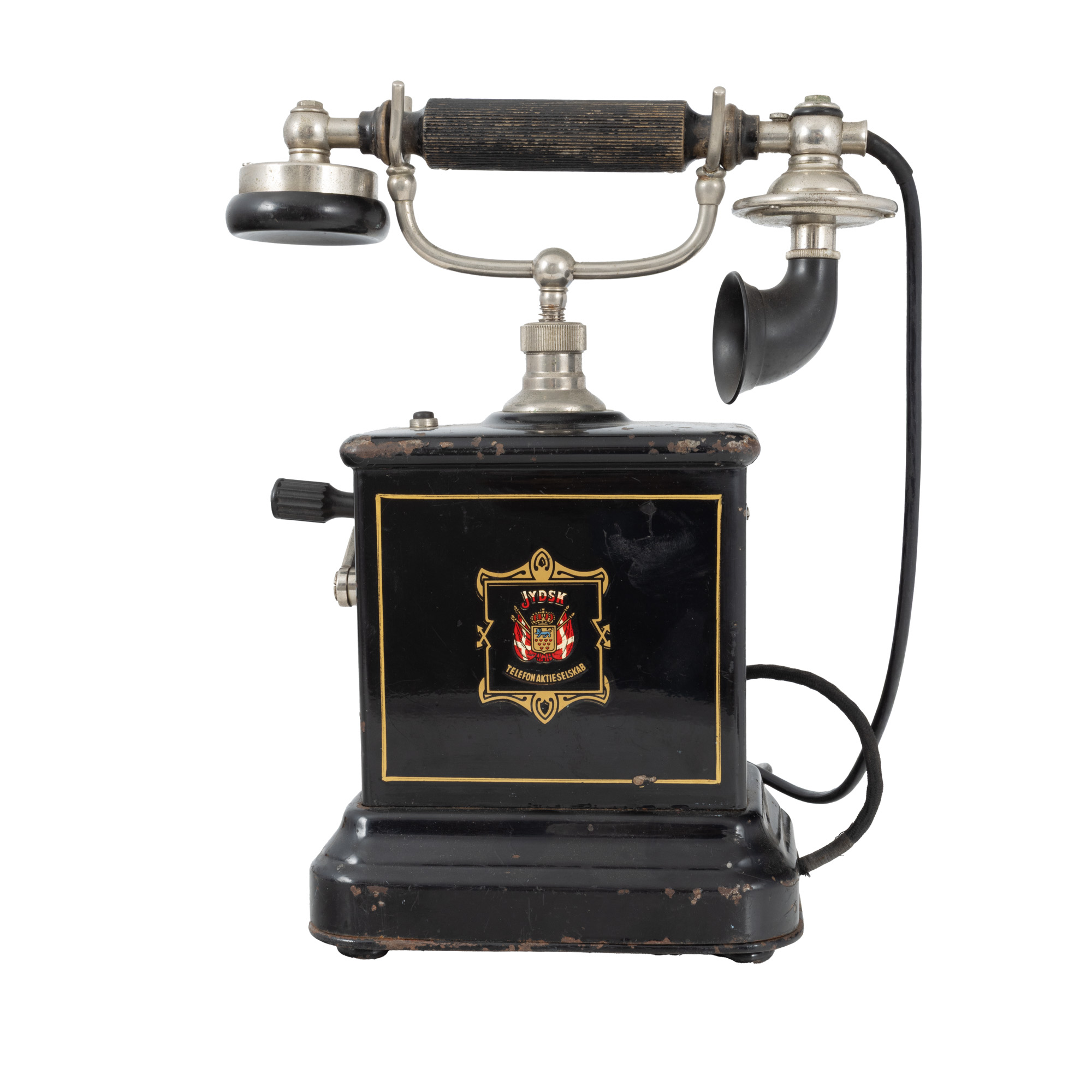Telefon cu manivelă, JYDSK Telefon Aktieselskab (Compania de telefoane Iutlanda A/S), Danemarca, anii 1895-1920