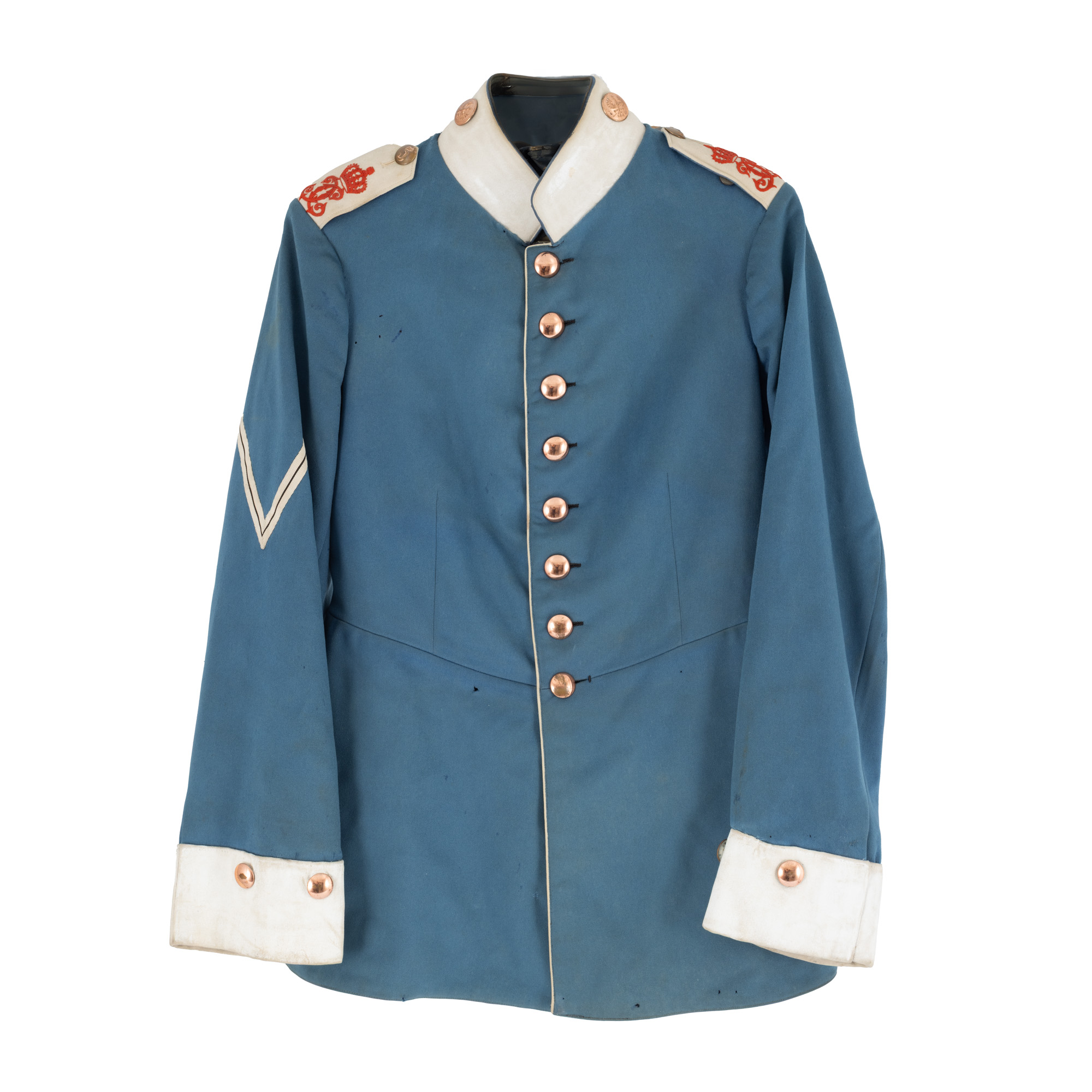 Uniformă de ofițer, Regimentul 9 Dragoni al Armatei imperiale germane, comandat onorific de Regele Carol I al României, sfârșitul sec. XIX - începutul sec. XX