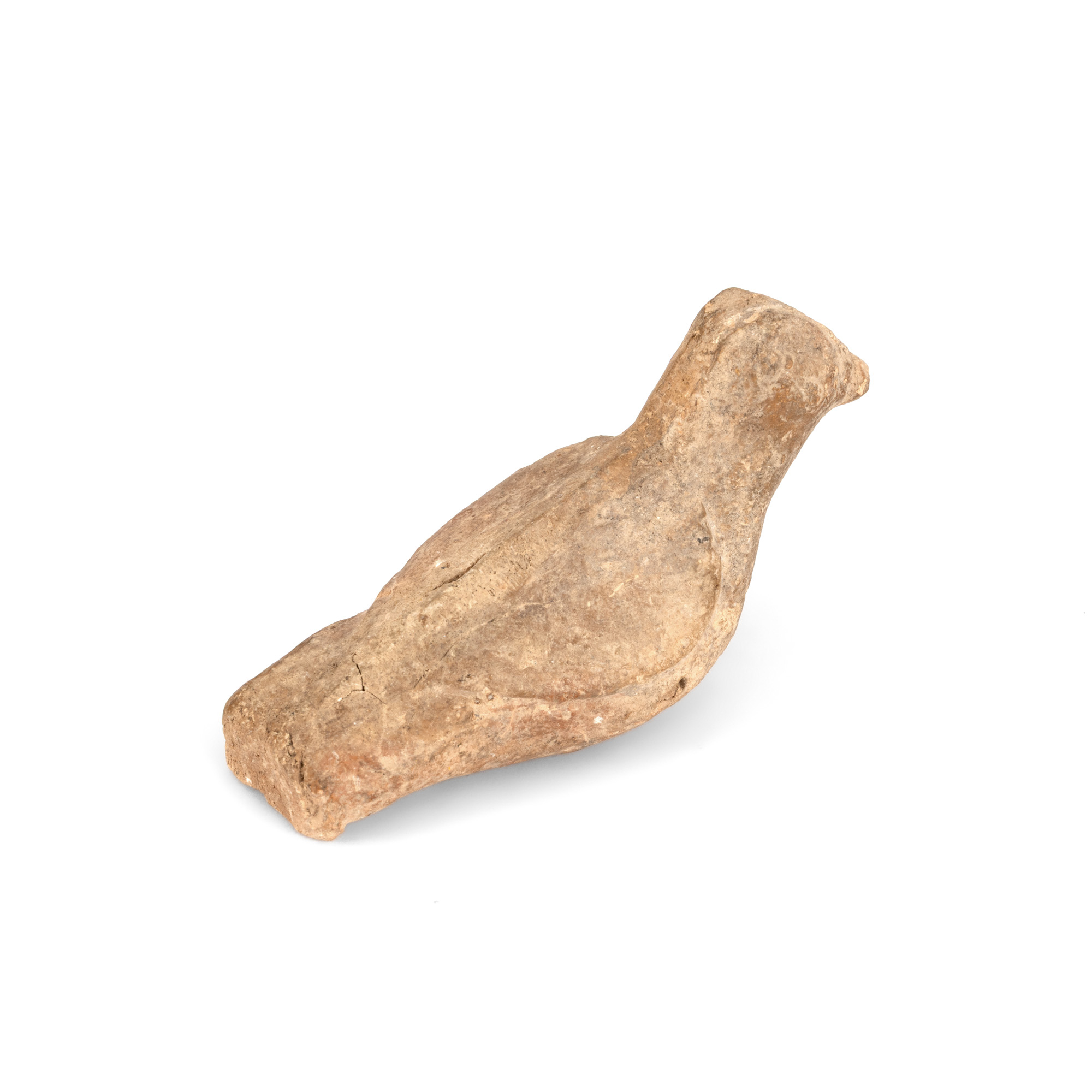 Pasăre din lut, posibil cultura Cucuteni (sau Vučedol), probabil mileniul 3 î.Hr.