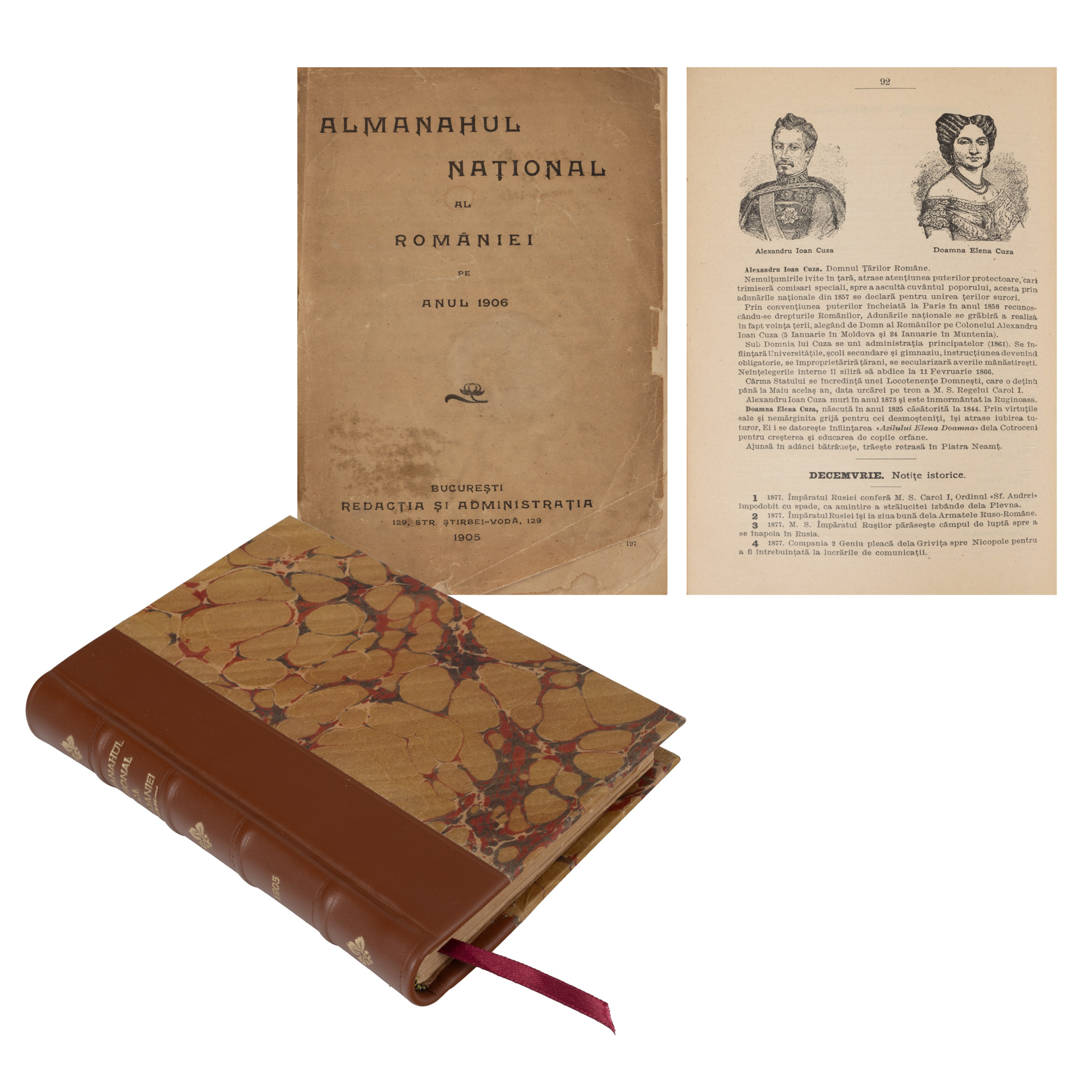 ”Almanahul național al României pe anul 1906”, București, 1905