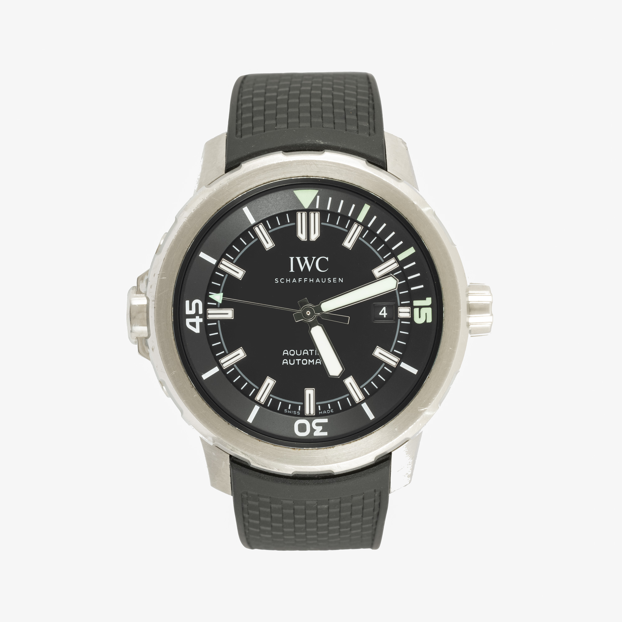 Ceas IWC Aquatimer, de mână, bărbătesc, însoțit de cutia originală, card și carte de garanție, manual de utilizare