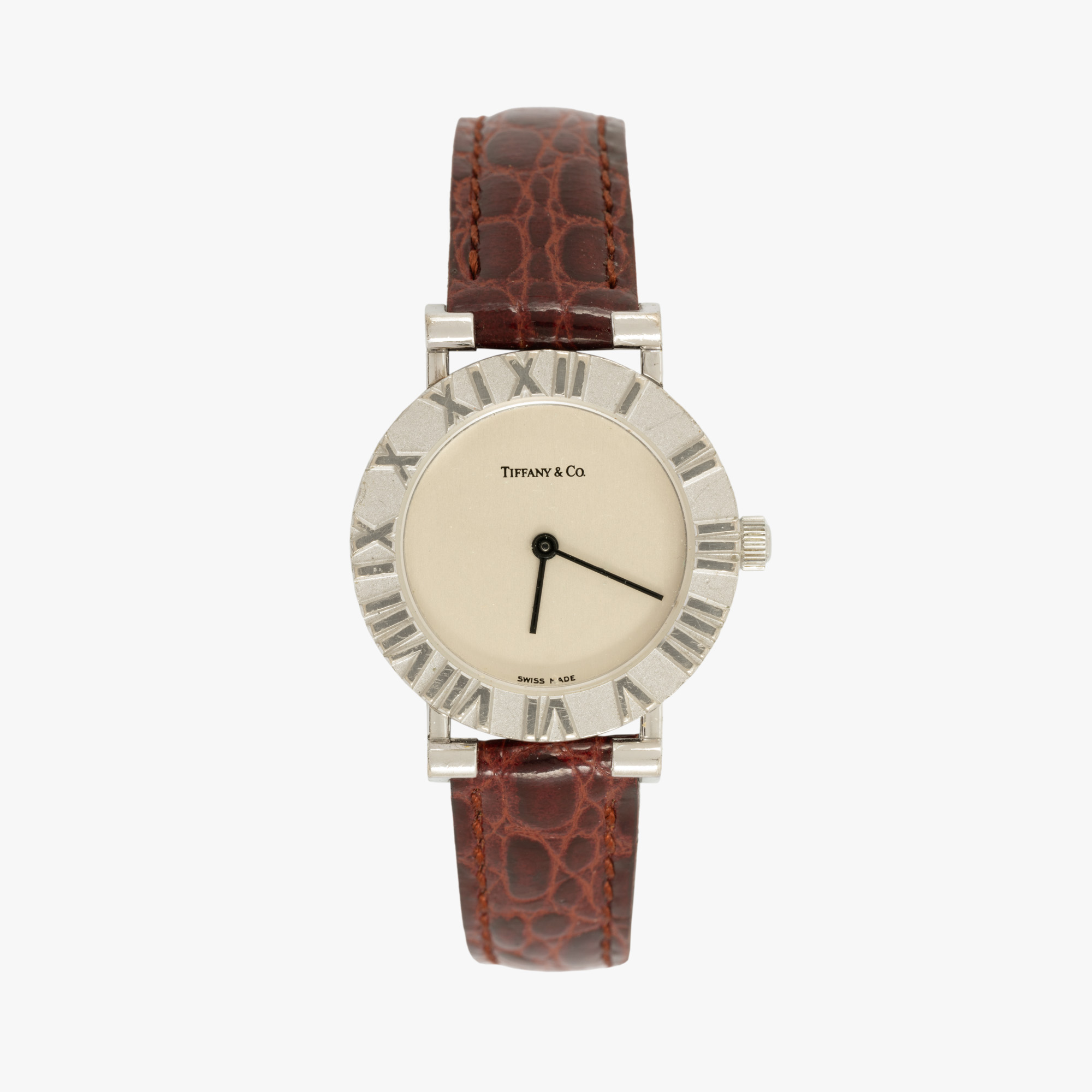 Ceas Tiffany & Co Atlas, din argint, de mână, de damă