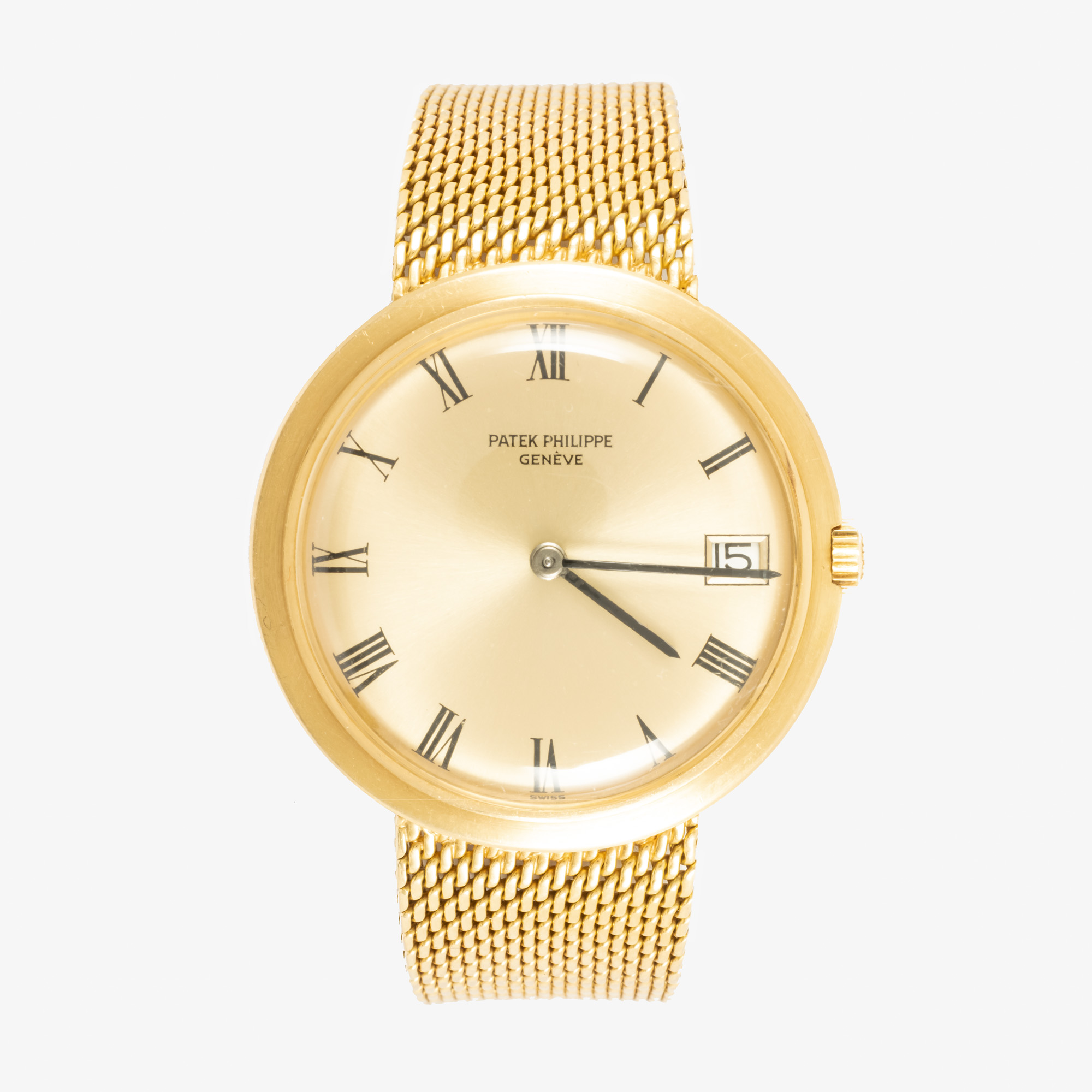 Ceas Patek Philippe Calatrava, din aur, de mână, bărbătesc