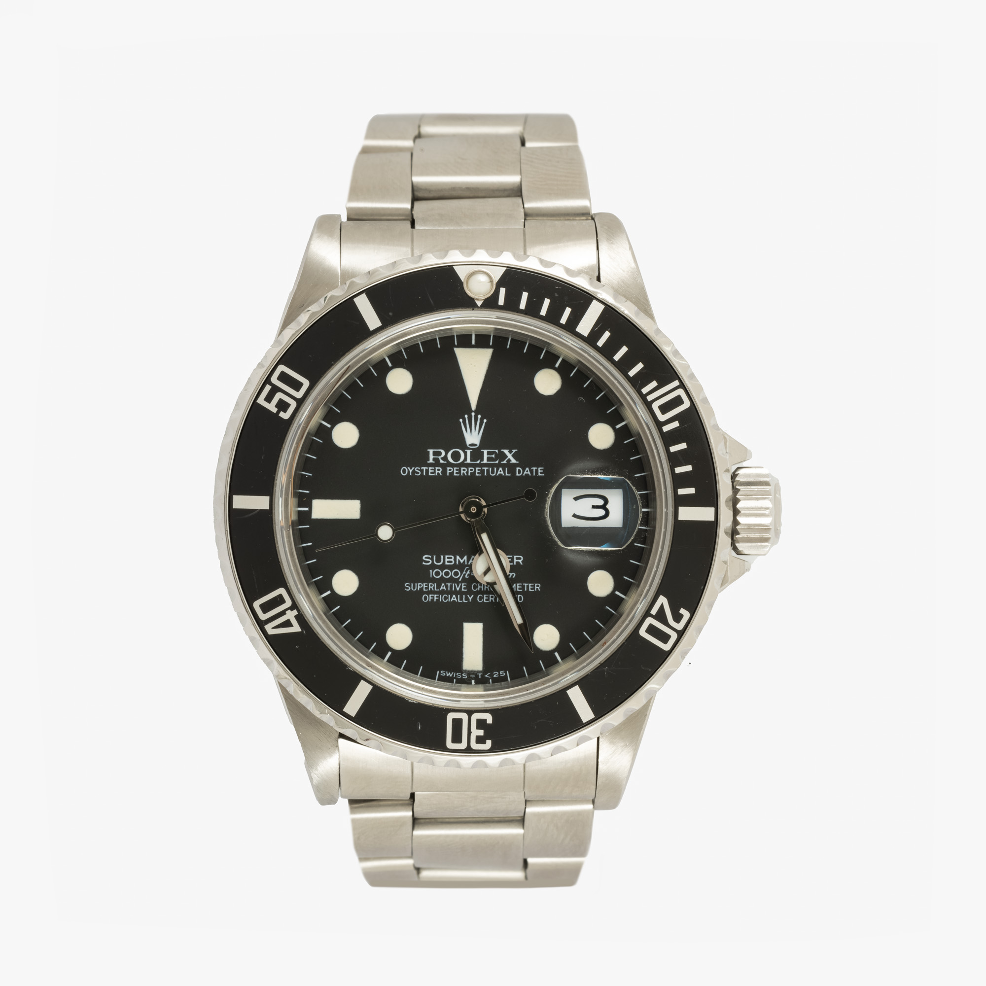 Ceas Rolex Submariner, de mână, bărbătesc, însoțit de etui de călătorie original